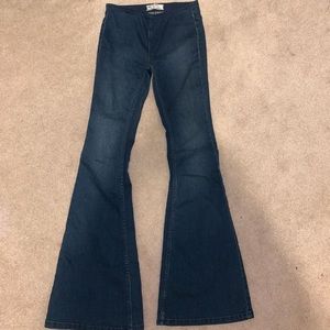 Free People Penny Pull-On Flare Jeans